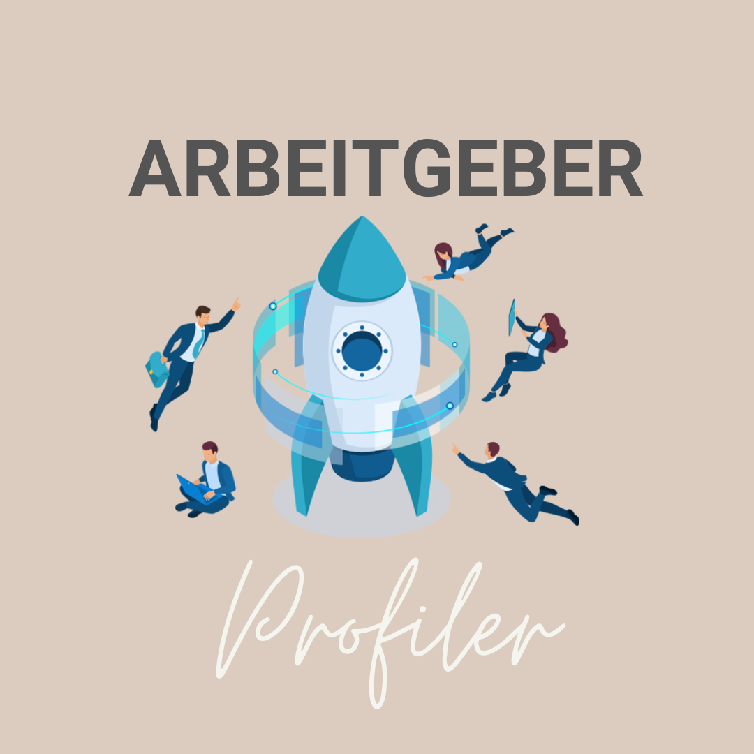 Comic Menschen fliegen um eine Rakete