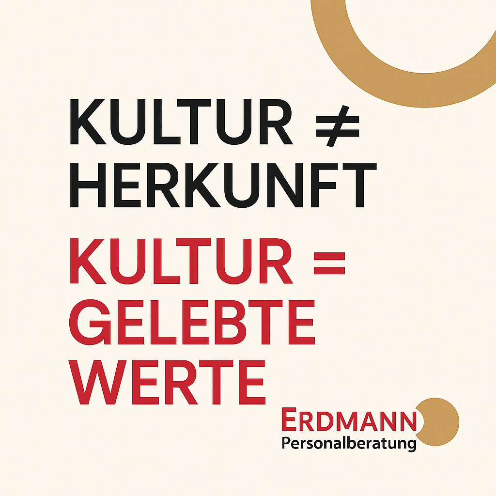 Bild definiert Begriff Kultur als gelebte Werte